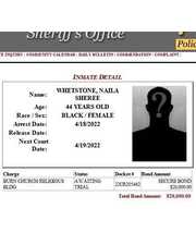 Naila Sheree Whetstone Arrested Booked 04 18 2022 Arrest Files