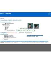Sheriff's Screenshot of Jessica Ashley Deleo