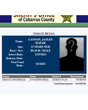 Sheriff's Screenshot of Jaylen Elijah Cannon