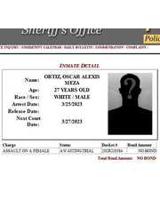 Sheriff's Screenshot of Oscar Alexis Meza Ortiz